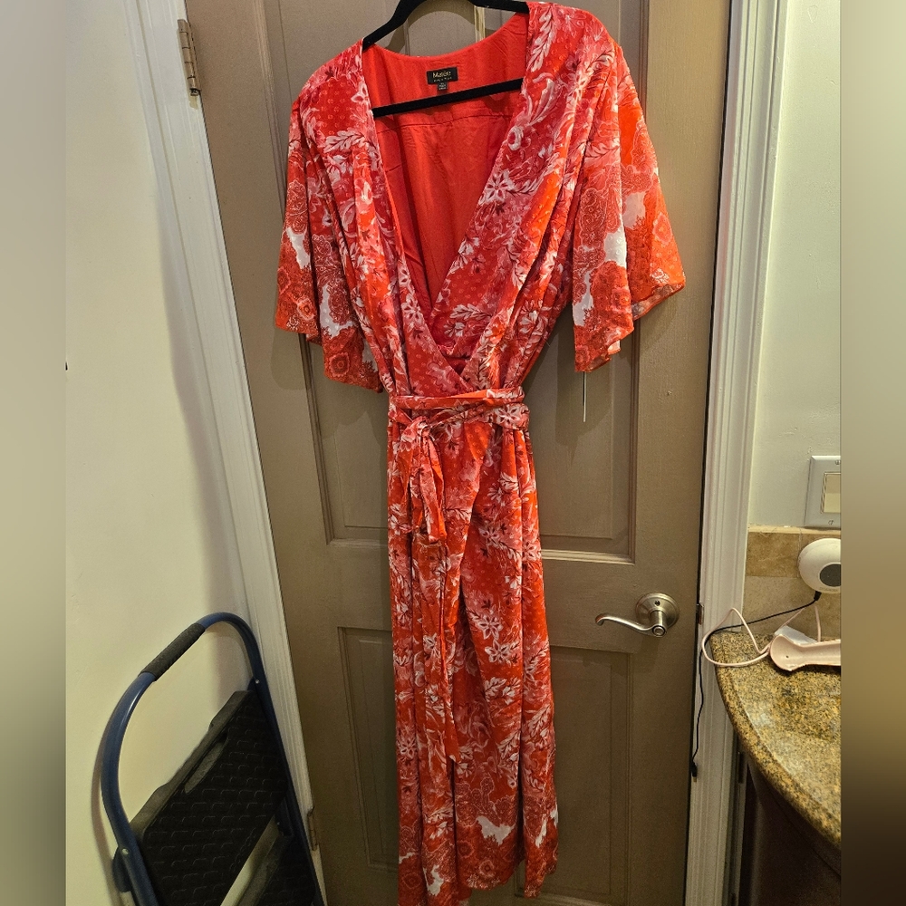 New Maree Pour Toi red maxi dress